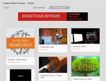Tablet Screenshot of jonathanbyram.com